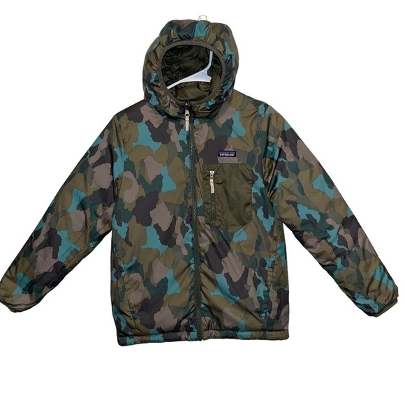 Patagonia Reversible Down Jacket Size L - Picture 1 of 11